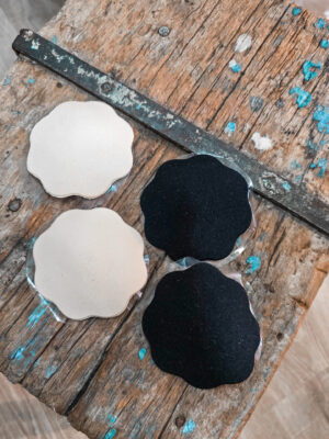 Pezonera de tela tipo flor