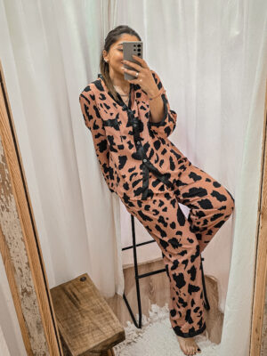 Pijama Print Brown