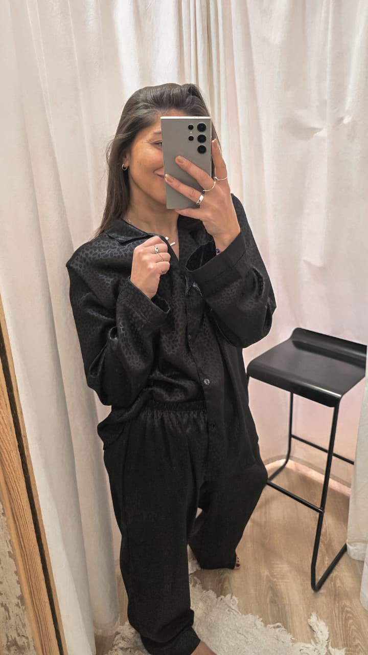Pijama Negro Print - Imagen 4